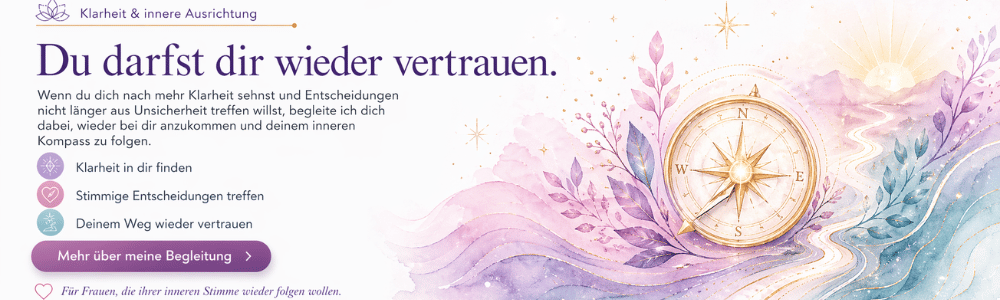 Lerne dir wieder selber zu vertrauen