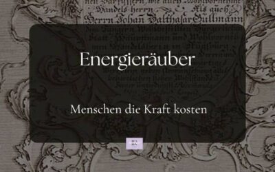 Energieräuber loswerden und erkennen