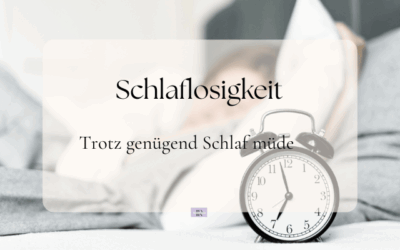 Müdigkeit- warum Schlaf nicht hilft