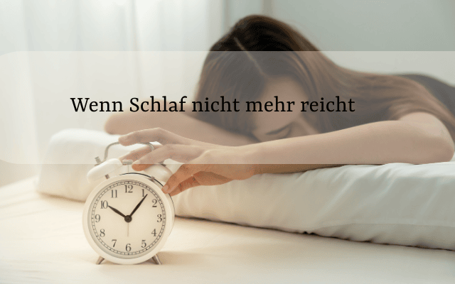 Du schläfst – und bist trotzdem müde